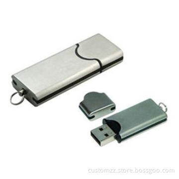 Classic Smilling Face Metal Thumb Drive , High Speed USB Fl